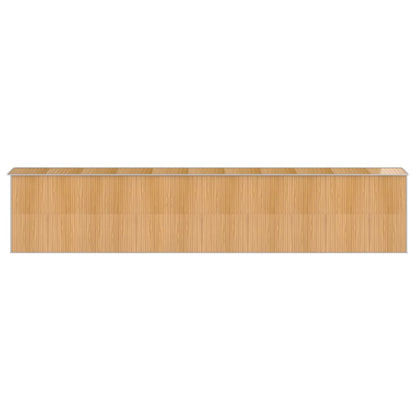 vidaXL Garden Shed Light Brown 192x938x223 cm Galvanised Steel 5