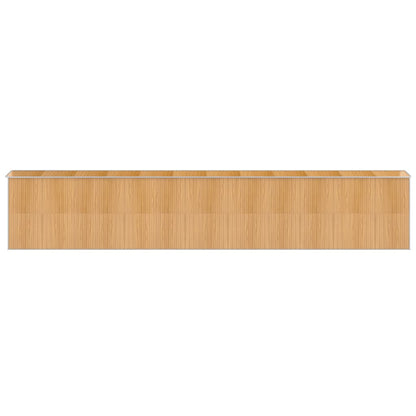 vidaXL Garden Shed Light Brown 192x1021x223 cm Galvanised Steel 5
