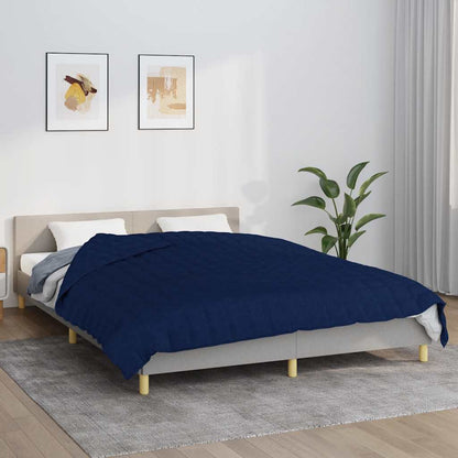 Weighted Blanket Fabric Blue 15 kg 235 cm