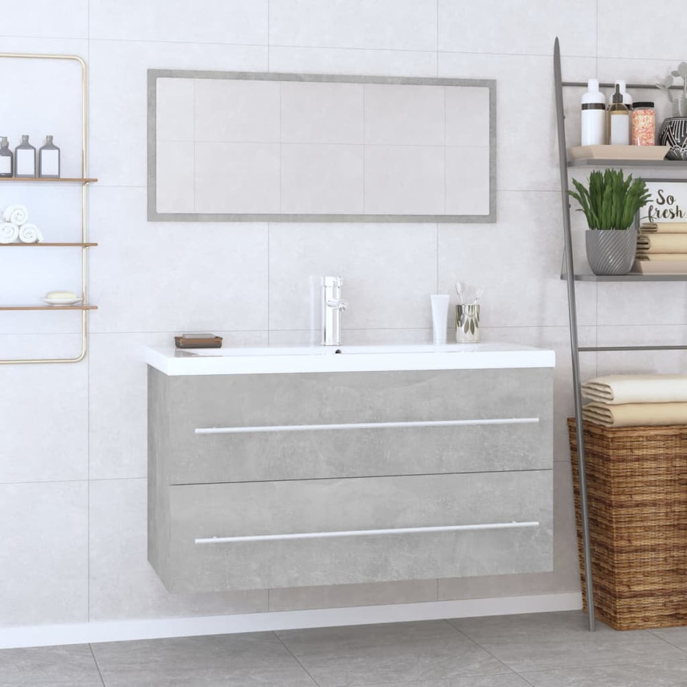 vidaXL 3 Piece Bathroom Furniture