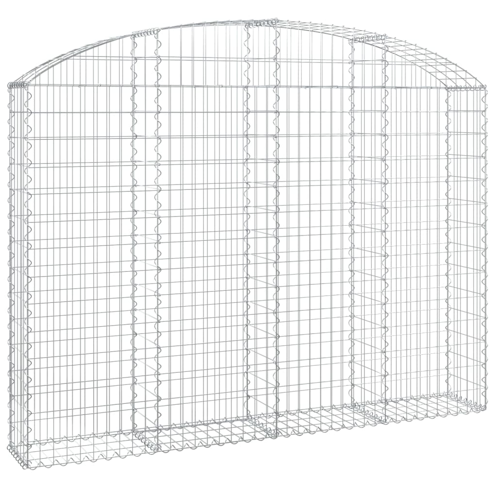 Arched Gabion Basket Galvanised Iron 200 x 30 x 40/60 cm – 200 x 50 x 220/240 cm 200 x 30 x 140/160 cm
