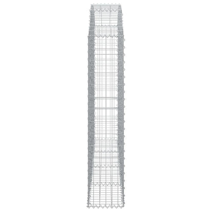 Arched Gabion Basket Galvanised Iron 200 x 30 x 40/60 cm – 200 x 50 x 220/240 cm 200 x 30 x 140/160 cm