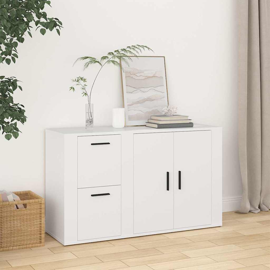 Sideboard 100x33x59,5 cm Engineered Wood White