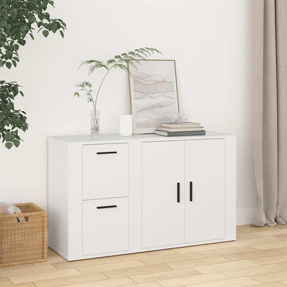 Sideboard 100x33x59,5 cm Engineered Wood White