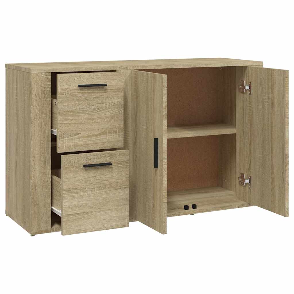 Sideboard 100x33x59,5 cm Engineered Wood Sonoma oak