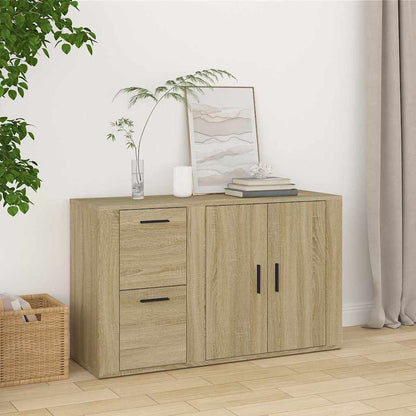 Sideboard 100x33x59,5 cm Engineered Wood Sonoma oak