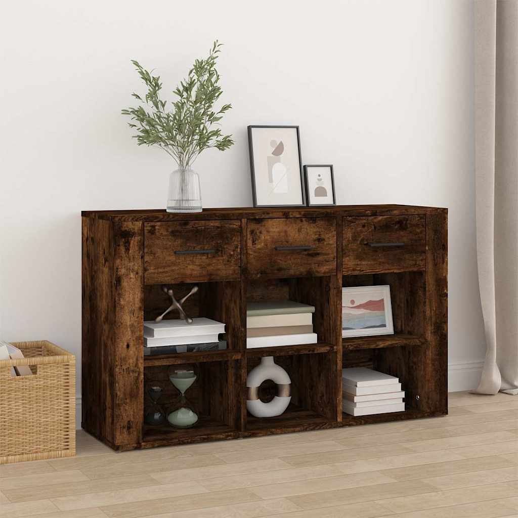 Sideboard 100x30x59,5 cm Engineered Wood Smoked oak