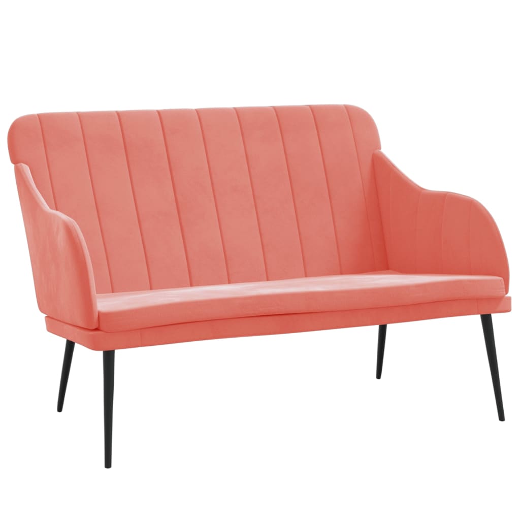 Bench 110x76x80 cm Velvet Pink