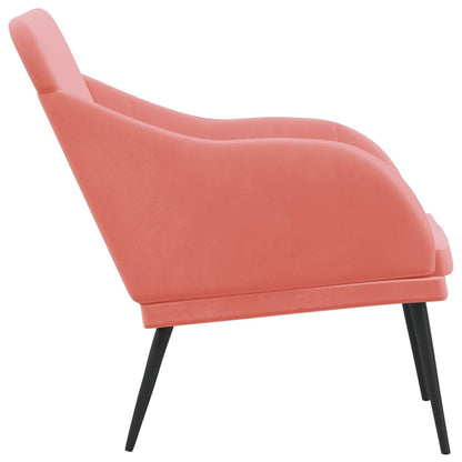 Bench 110x76x80 cm Velvet Pink