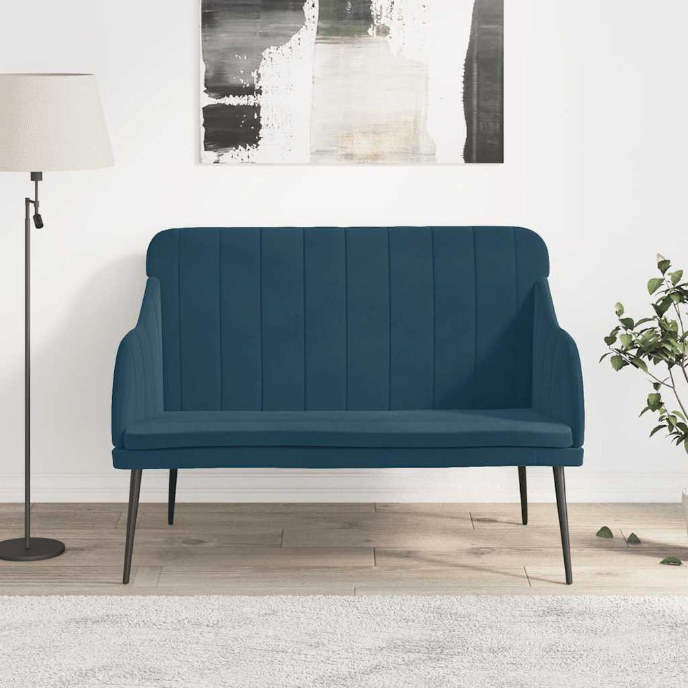 vidaXL Bench 110x76x80 cm Velvet