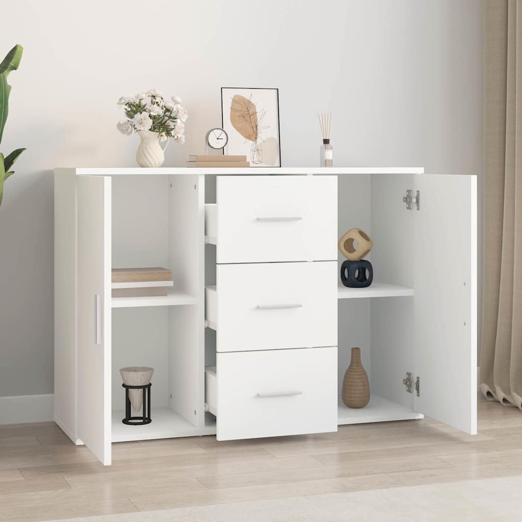 Sideboard 91x29,5x65 cm Engineered Wood White