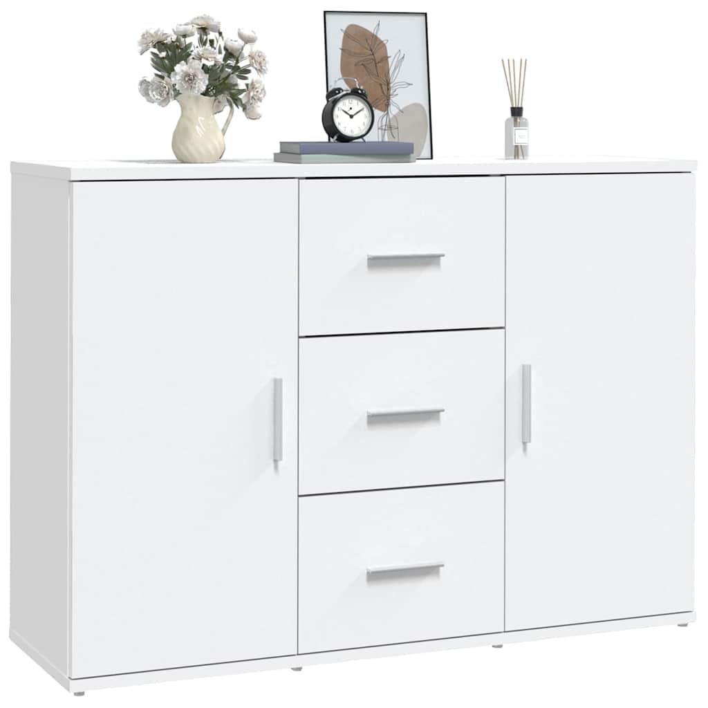 Sideboard 91x29,5x65 cm Engineered Wood White