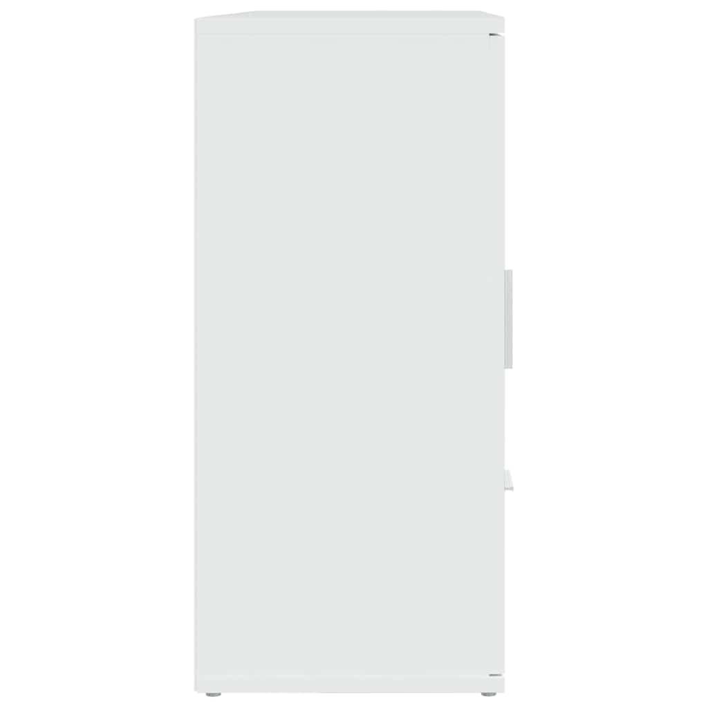 Sideboard 91x29,5x65 cm Engineered Wood White