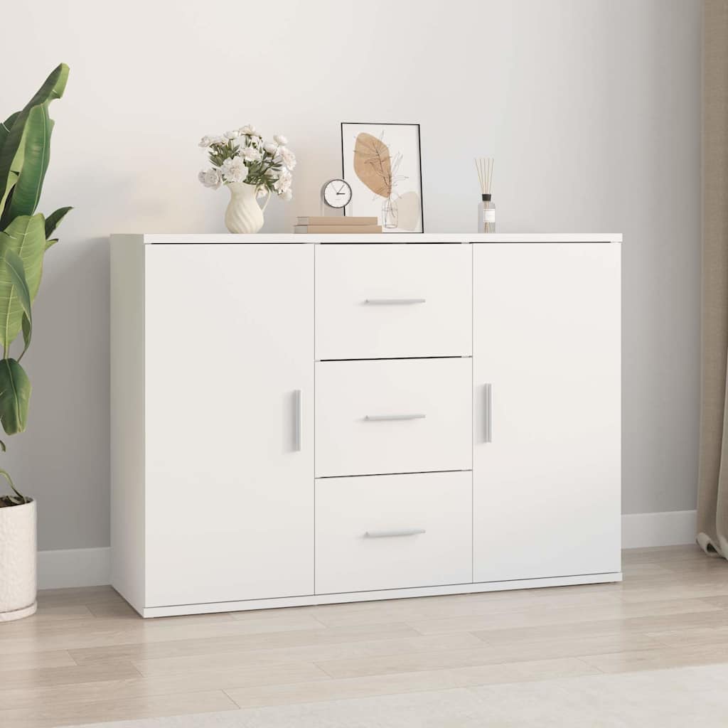 Sideboard 91x29,5x65 cm Engineered Wood White