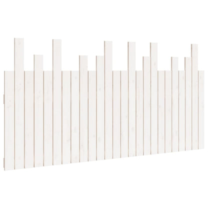 Wall Headboard 108x3x80 cm Solid Wood Pine White 159.5 x 80 cm