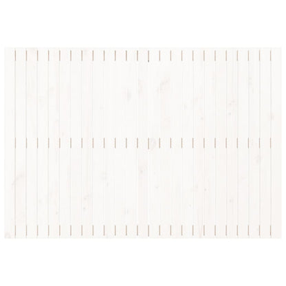 Wall Headboard 108x3x110 cm Solid Wood Pine White 159.5 cm