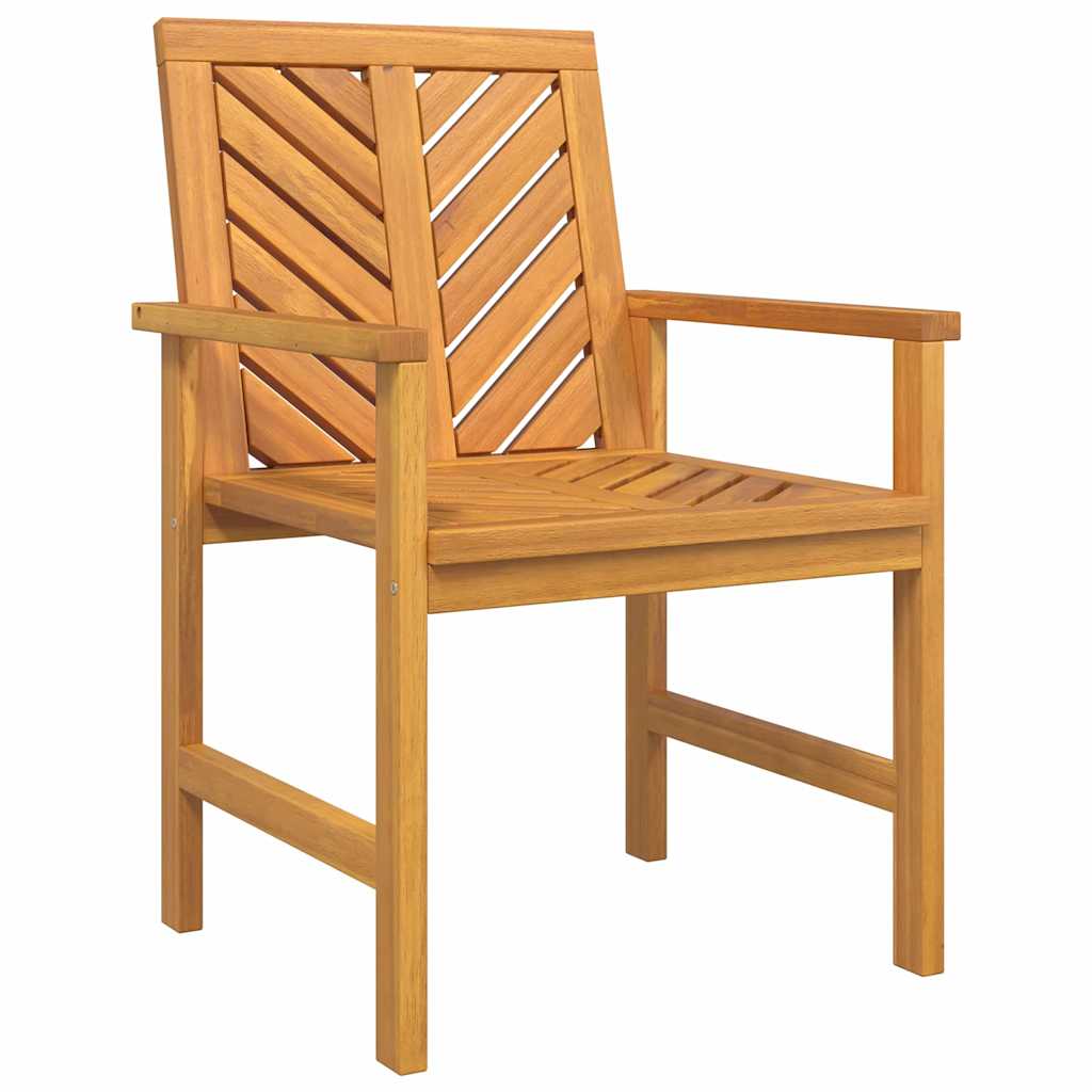 vidaXL Garden Dining Set 5 pcs Brown Solid Acacia Wood 5