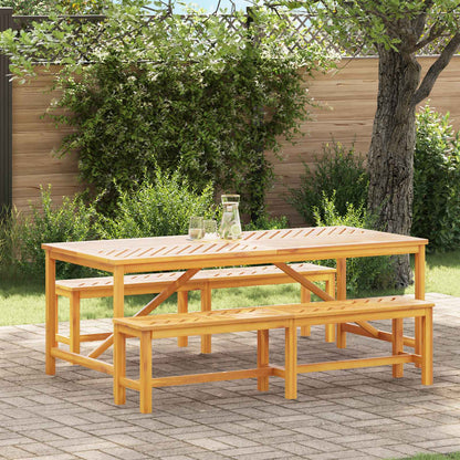 vidaXL Garden Dining Set 3 pcs Brown Solid Acacia Wood 1
