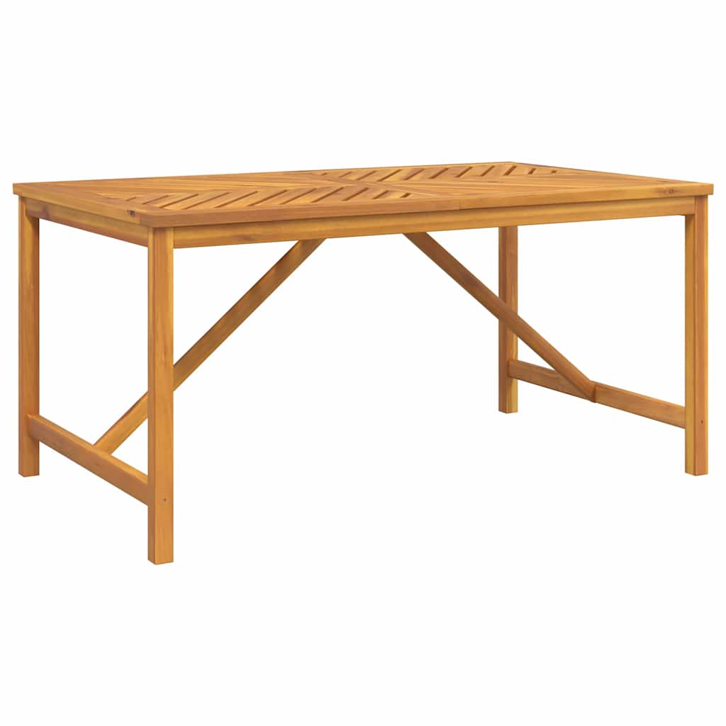 vidaXL Garden Dining Set 7 pcs Brown Solid Acacia Wood 6