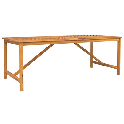 vidaXL Garden Dining Set 7 pcs Brown Solid Acacia Wood 6