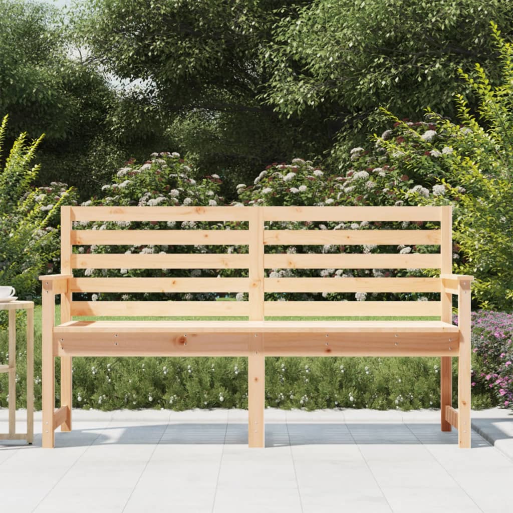 Garden Bench 109x48x91,5 cm Solid Wood Pine 159.5 x 48 x 91.5 cm