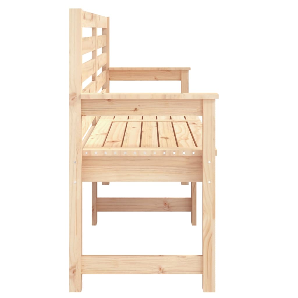Garden Bench 109x48x91,5 cm Solid Wood Pine 159.5 x 48 x 91.5 cm
