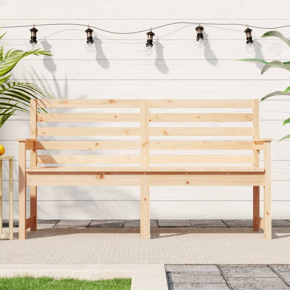 vidaXL Garden Bench 109x48x91.5 cm Solid Wood Pine