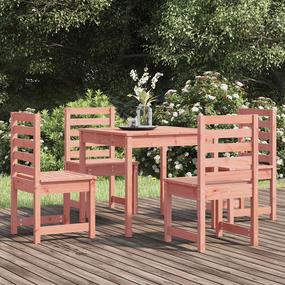 vidaXL 5 Piece Garden Dining Set Solid Wood Pine