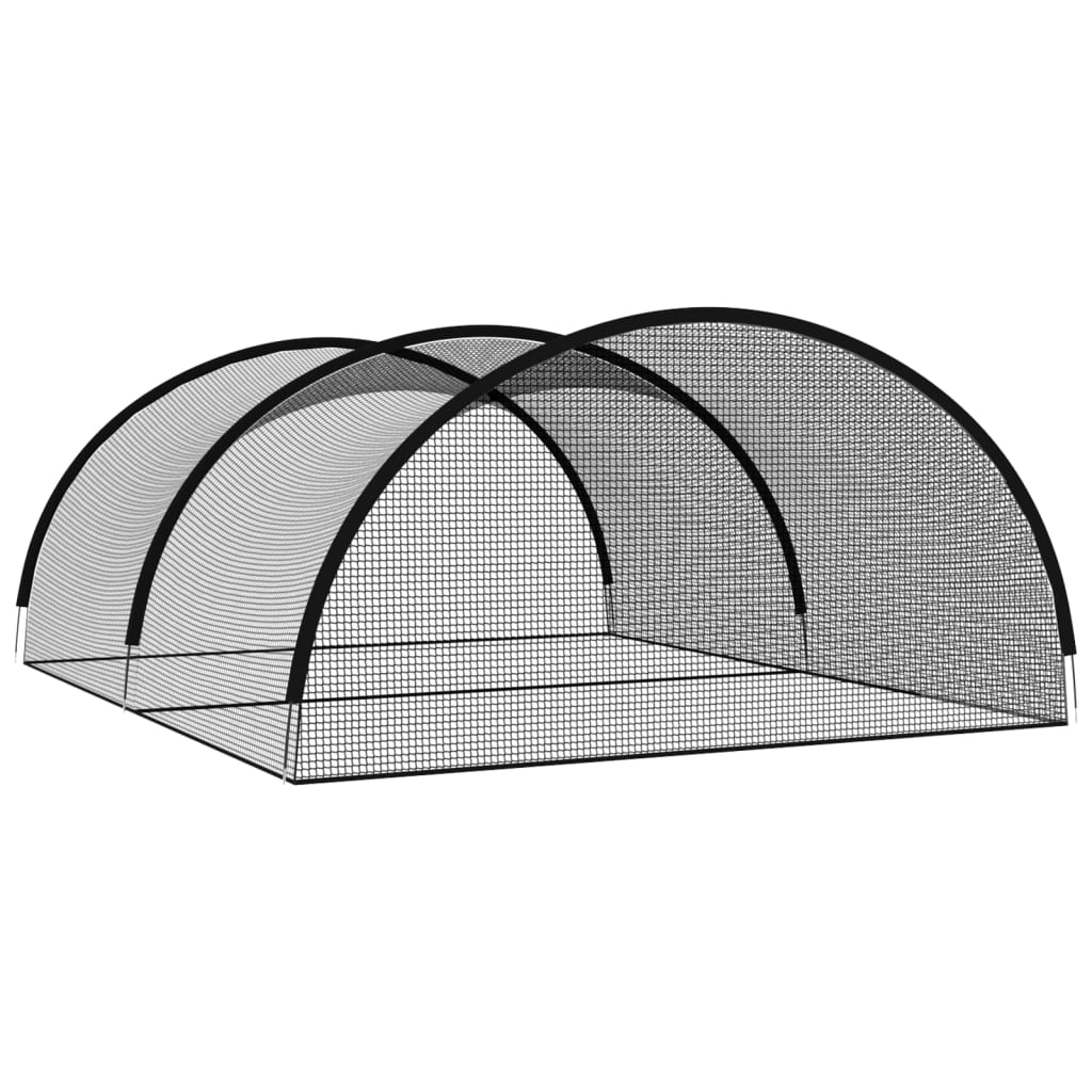 Baseball Batting Cage Net Black Polyester 600 x 400 x 250 cm