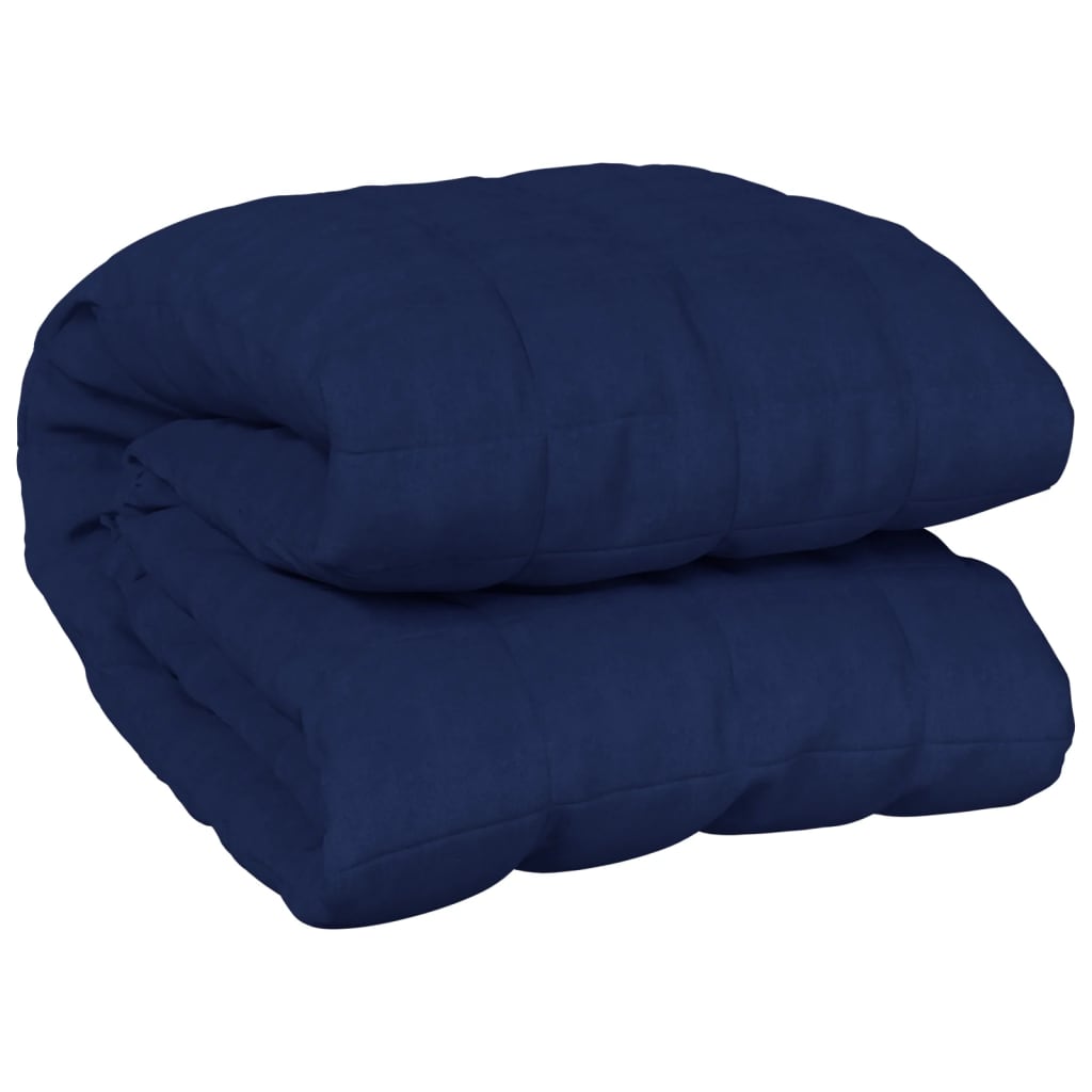 Weighted Blanket Fabric Blue 15 kg 230 cm