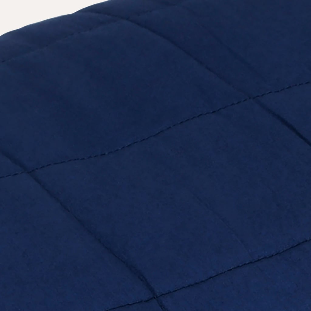Weighted Blanket Fabric Blue 15 kg 230 cm