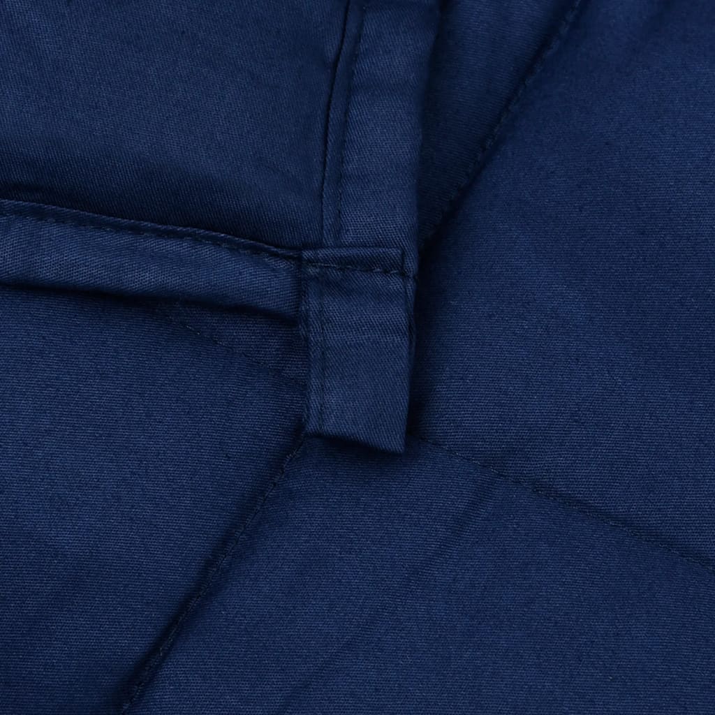 Weighted Blanket Fabric Blue 15 kg 230 cm