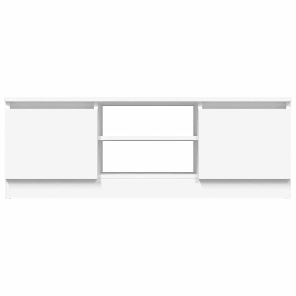 TV Cabinet with Door 102x30x36 cm White