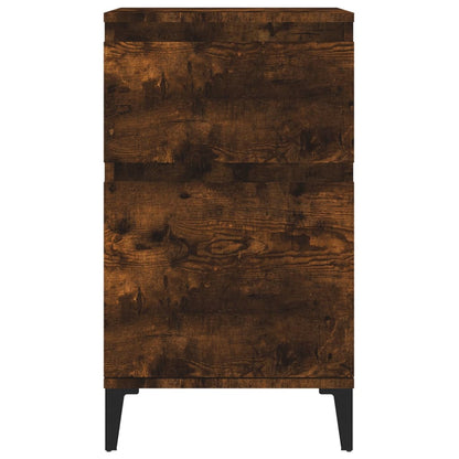 vidaXL Bedside Cabinet Smoked Oak 40x35x70 cm