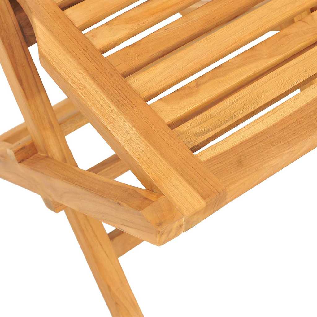 vidaXL 5 Piece Garden Dining Set Solid Wood Teak 6