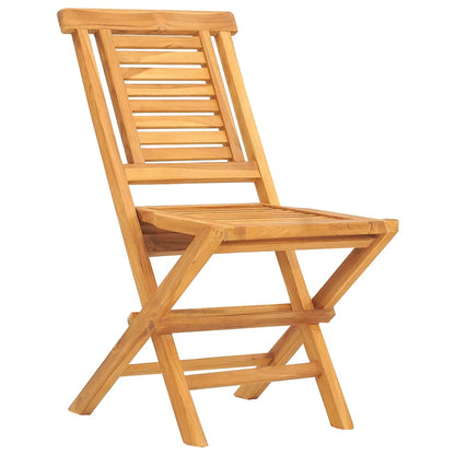 vidaXL 7 Piece Garden Dining Set Solid Wood Teak 4