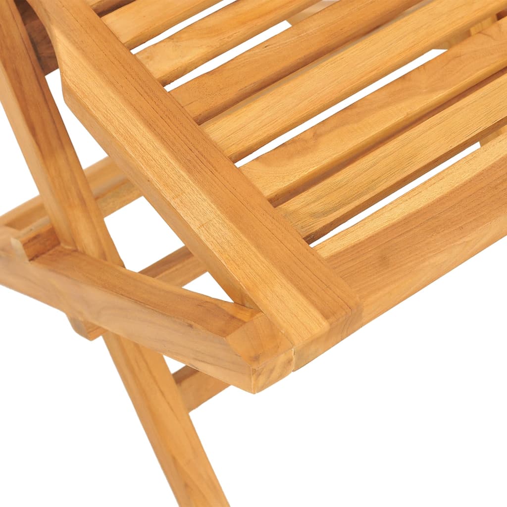 vidaXL 7 Piece Garden Dining Set Solid Wood Teak 5