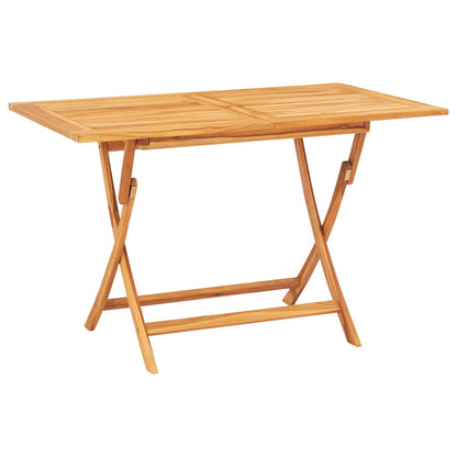 vidaXL 5 Piece Garden Dining Set Solid Wood Teak 6
