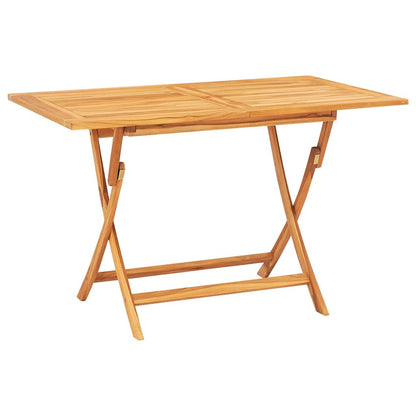 vidaXL 7 Piece Garden Dining Set Solid Wood Teak 5