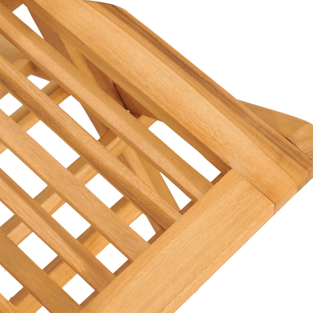 vidaXL 5 Piece Garden Dining Set Solid Wood Teak 6