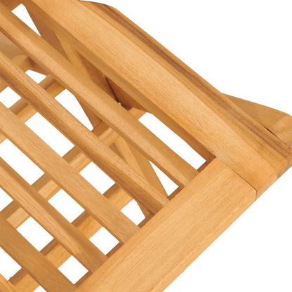 vidaXL 5 Piece Garden Dining Set Solid Wood Teak 6