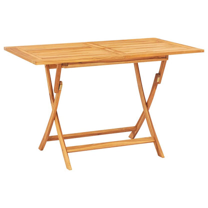 vidaXL 7 Piece Garden Dining Set Solid Wood Teak 6