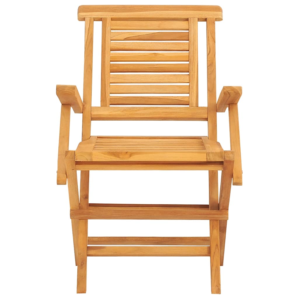 vidaXL Folding Chairs 6 pcs 56x63x90 cm Solid Wood Teak 3