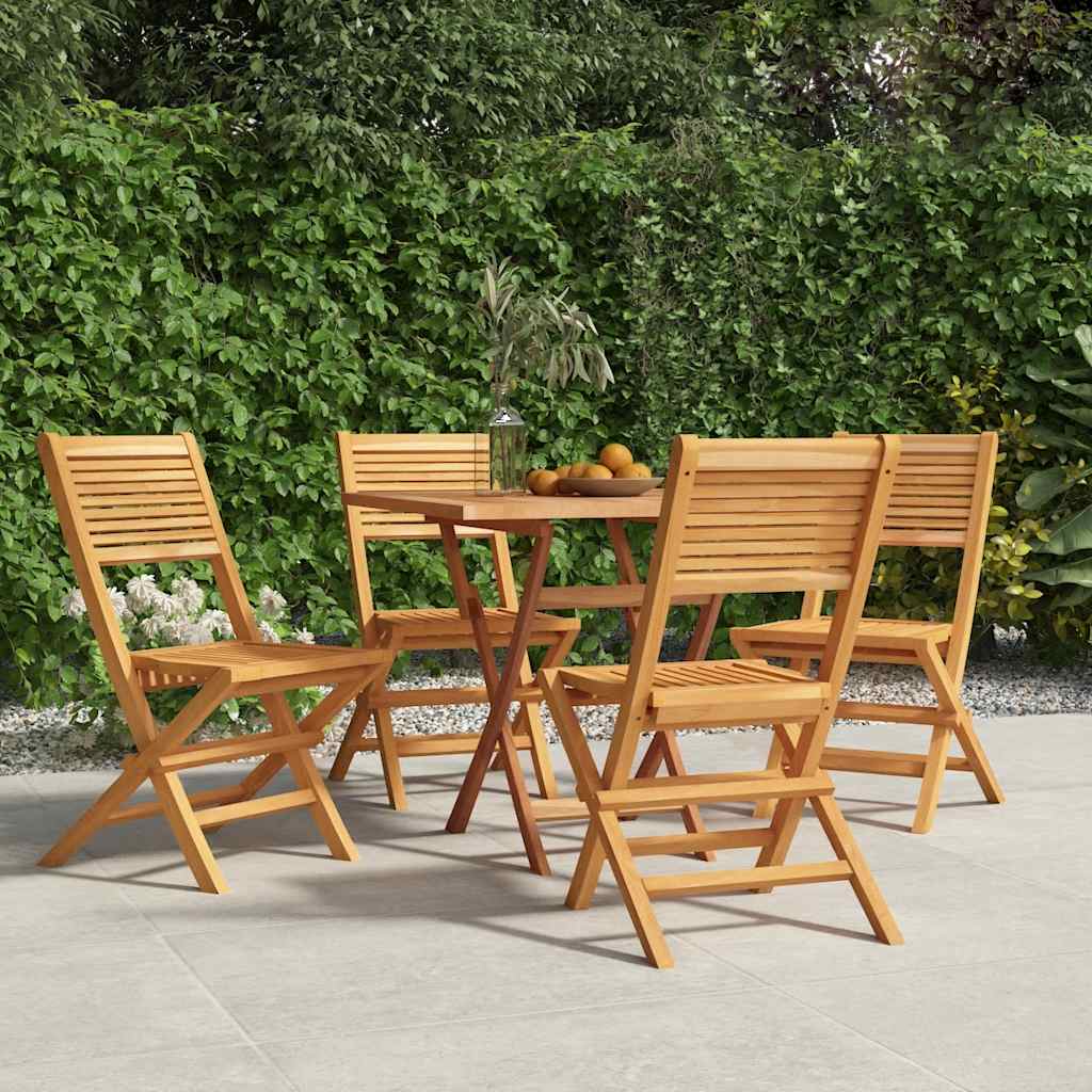 Folding Chairs 47x62x90 cm Solid Wood Teak Without armrest 4