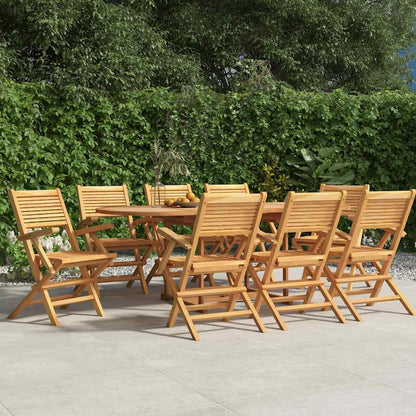 Folding Chairs 47x62x90 cm Solid Wood Teak With armrest 8