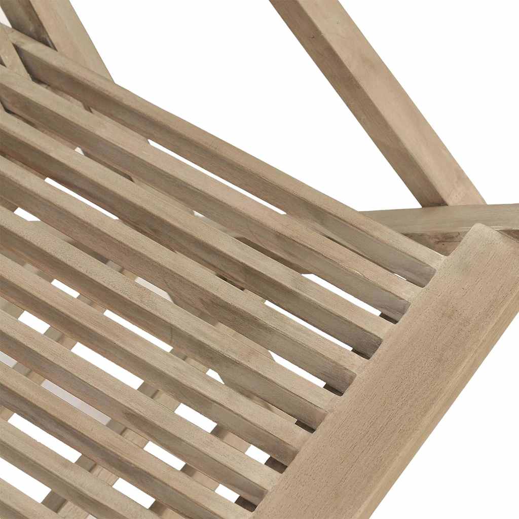 vidaXL Folding Chairs 8 pcs Grey 56x61x89 cm Solid Wood Teak 4