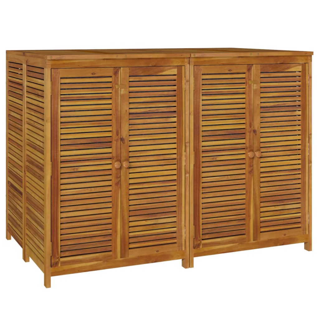 vidaXL Garden Storage Box 140x87x104 cm Solid Wood Acacia 4