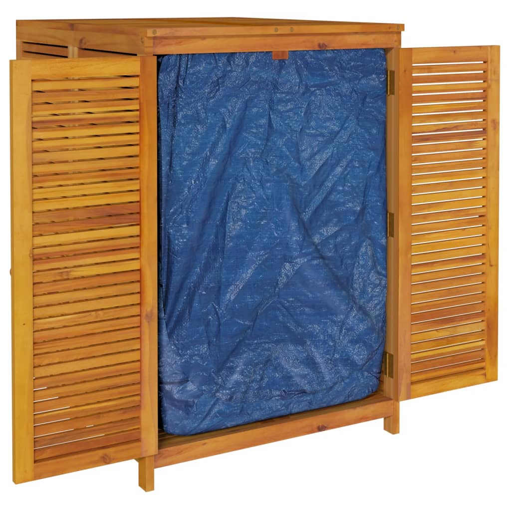vidaXL Garden Storage Box 140x87x104 cm Solid Wood Acacia 5