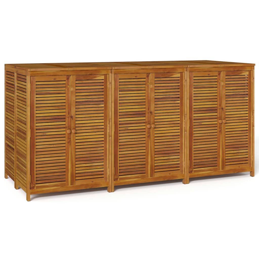 vidaXL Garden Storage Box 210x87x104 cm Solid Wood Acacia 2