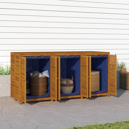 vidaXL Garden Storage Box 210x87x104 cm Solid Wood Acacia 1